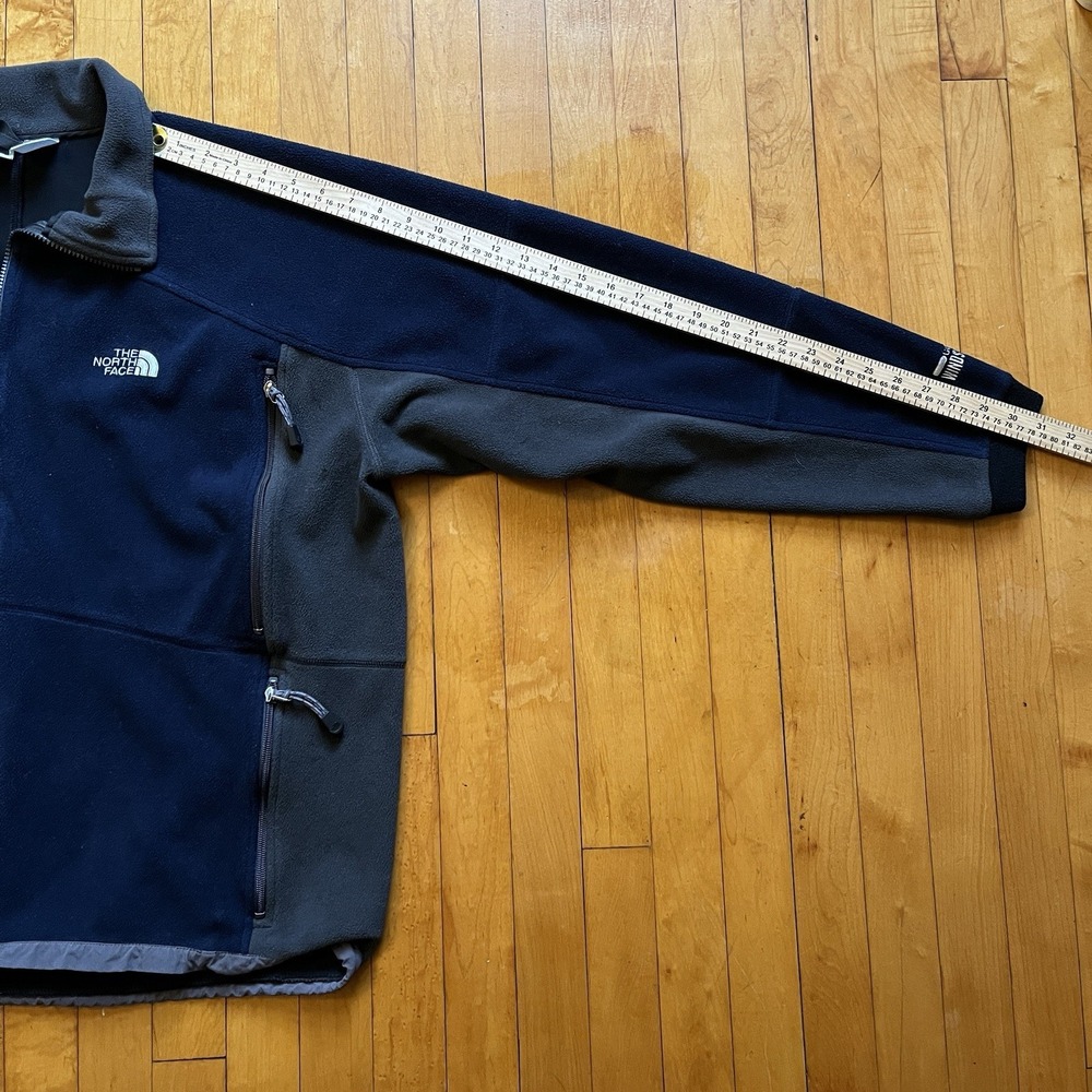 VTG The North Face GORE Windstopper Fleece Jacket Navy Blue 90s Outdoor Size XL - Picture 10 of 14